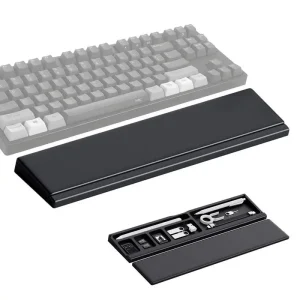 Keyboard Wrist Rest Pad with Storage Box