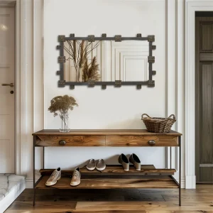 Ornate Decorative Wall Mirror (Vertical or Horizontal Hanging)