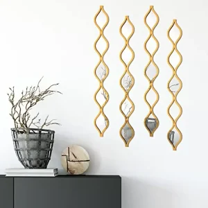 Teardrop Mirror Wall Art Decor Set of 4